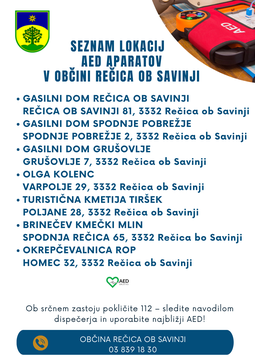 AED APARATI REČICA 